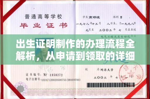 扶风出生证明制作的办理流程全解析，从申请到领取的详细指南